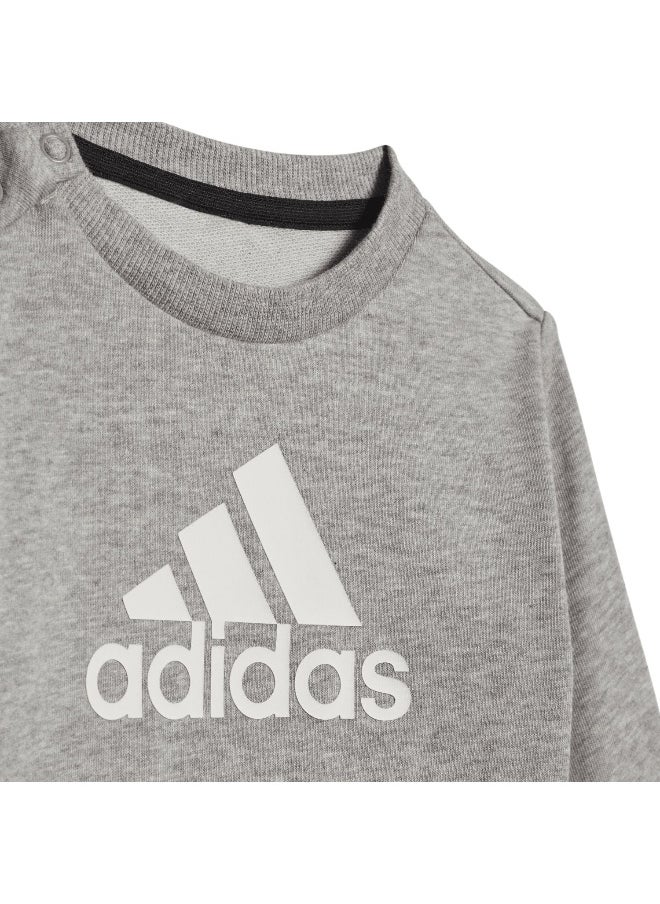 Adidas - adidas I Bos Jog Ft Grey Training Suits 0-3M - Image 1