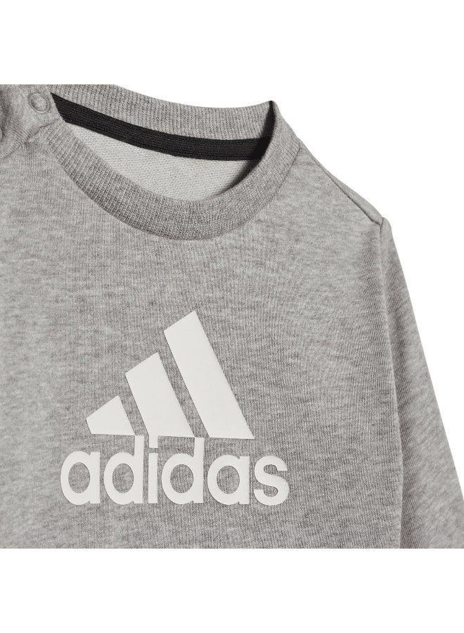 Adidas I Bos Jog Ft Grey Training Suits 0-3M  - Image 3