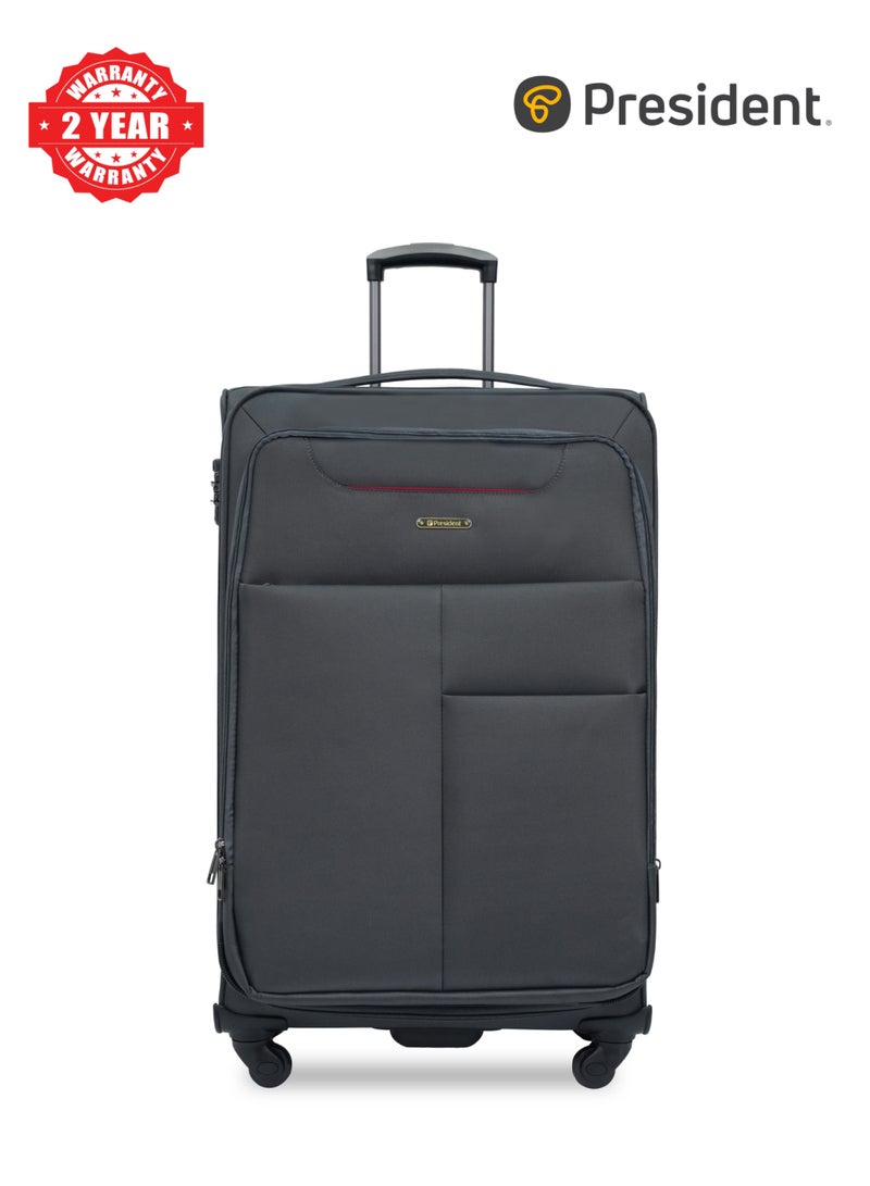President 3-Piece Expandable Soft-Side Luggage Set - High-Quality Heavy Duty Travel Bags with Multi-Pocket Storage - Image 2