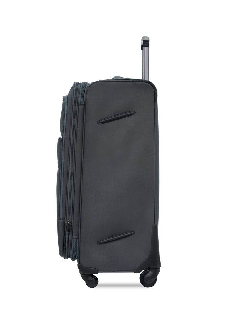 President 3-Piece Expandable Soft-Side Luggage Set - High-Quality Heavy Duty Travel Bags with Multi-Pocket Storage - Image 3