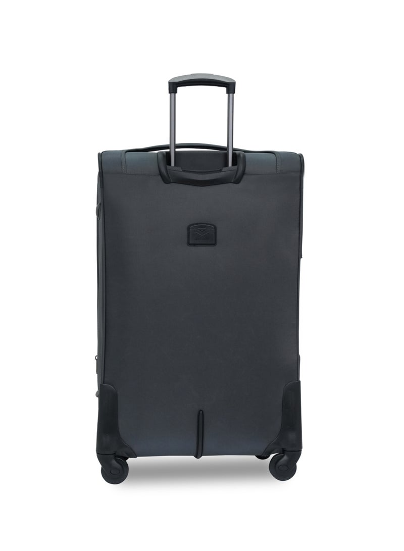President 3-Piece Expandable Soft-Side Luggage Set - High-Quality Heavy Duty Travel Bags with Multi-Pocket Storage - Image 4