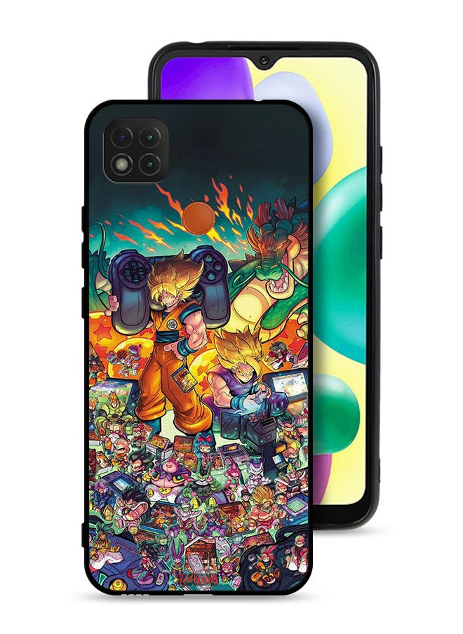 Tolwak Xiaomi Redmi 9C Protective Case Cover Gamer Art Doodles  - Image 1