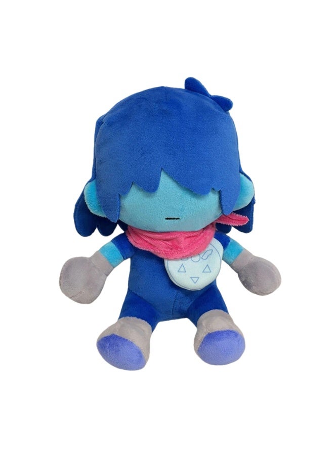 general DELTARUNE Kris Plush Doll - 20cm Soft Stuffed Toy with Classic Green Outfit Anime Character Collectible for Fans & Desktop Decoration - Image 1