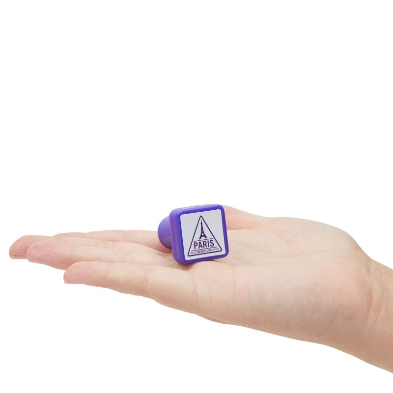 Bright Creations Passport Stamps, City and Country Stamp Set (1 x 1 in, 26 Pieces) - Image 3