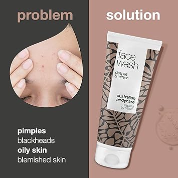 Australian Bodycare Face Wash 100ml Facial Wash cleanser for oily skin with Tea Tree Oil Spot Face Wash oily skin cleanser Deep Cleansing Face Wash for acne prone skin Face Wash Women Men - Image 2
