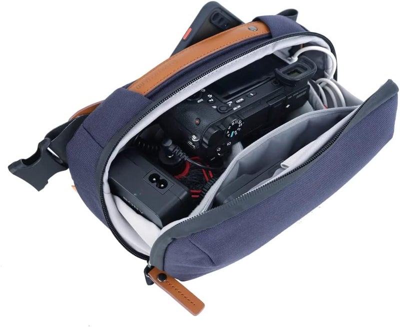 Vanguard VEO City CB24 Cross Body Camera Bag - Navy Blue - Image 4