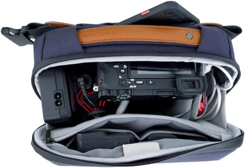 Vanguard VEO City CB24 Cross Body Camera Bag - Navy Blue - Image 5