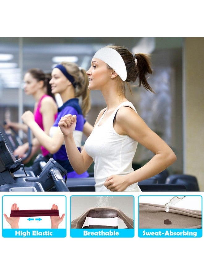RITOPER 10 Pack Headbands for Women, Wide Non Slip Headbands for Workout Yoga Running Fitness, Super Soft Thick Elastic Head Bands Hair Bands Comfort for Working Out, Spa Day, Travel & More - Image 5