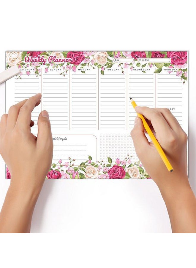 Yassin - To Do Weekly Planner A4 52 Sheets - Image 1