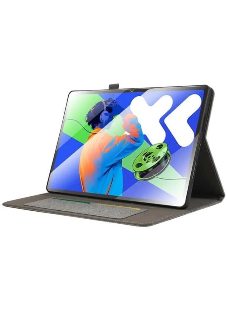 Case Cover Compatible with Lenovo Xiaoxin Pad Pro 12.7 inch (2nd Gen, TB373FU/TB375FC) TPU Bumper Folding Stand Xiaoxin Pad Pro 2025 Case with Auto Wake/Sleep - Image 2
