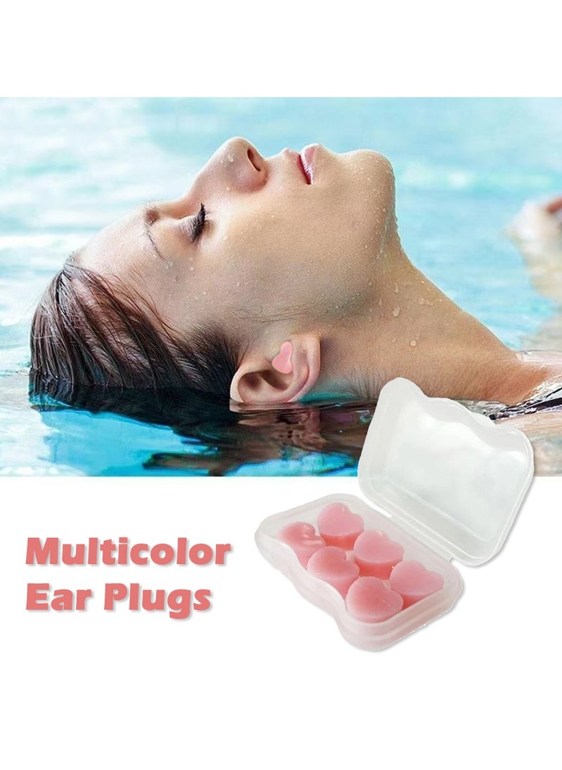 Generic Sleep Earplugs, Silicone Earplugs, Sleep Earplugs with High Decibel Noise Protection Waterproof Earplugs for Sleep Learning Swimming and Cancelling Noise  - Image 1