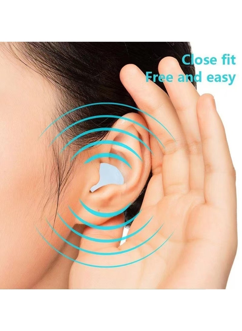 Generic Sleep Earplugs, Silicone Earplugs, Sleep Earplugs with High Decibel Noise Protection Waterproof Earplugs for Sleep Learning Swimming and Cancelling Noise  - Image 4