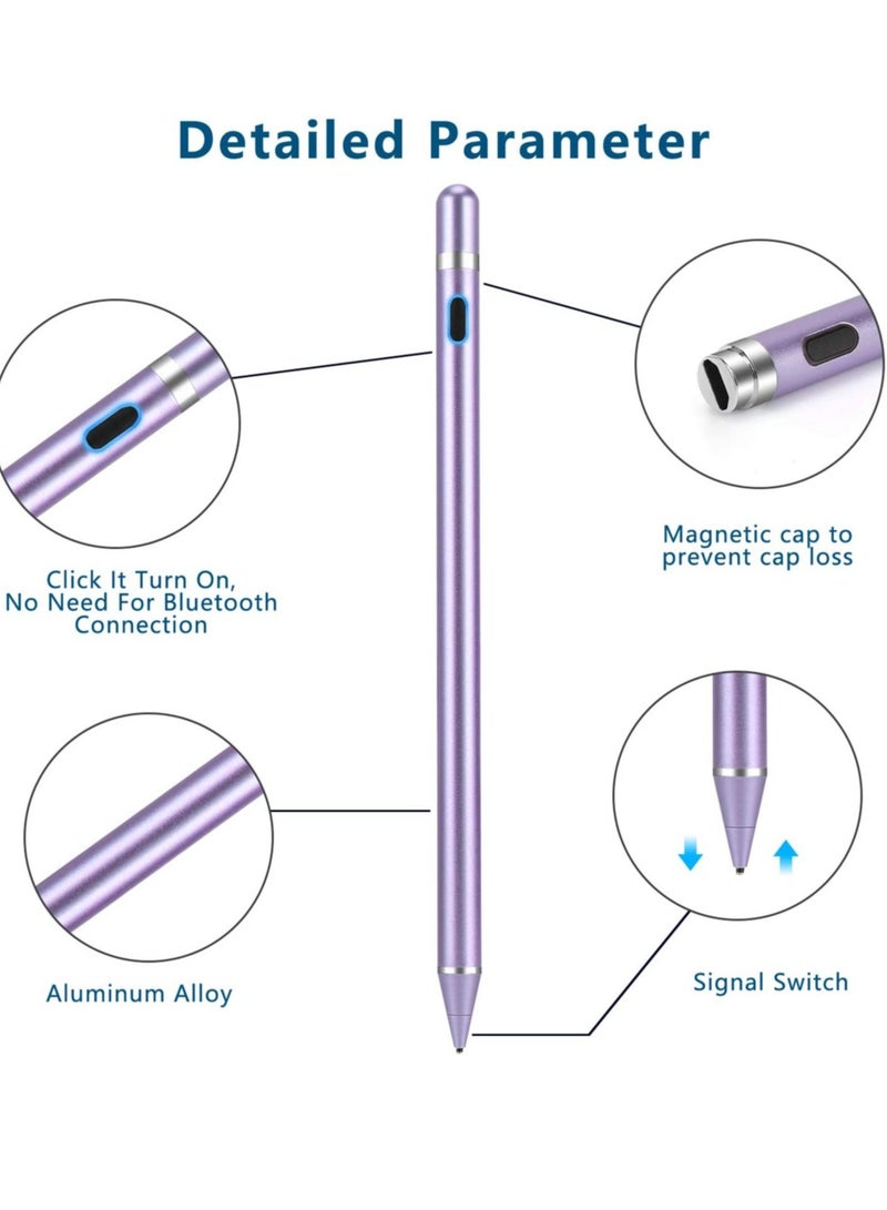 ELTRAZONE Active Stylus Pens for Touch Screens, Digital Stylish Pen Pencil Rechargeable Compatible with Most Capacitive Touch Screens - Image 2