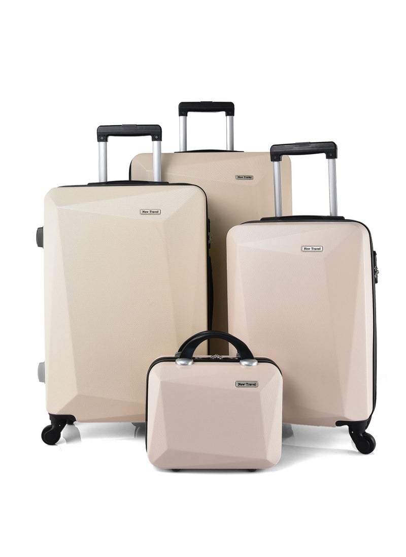 NEW TRAVEL NEW TRAVEL HARD Luggage set 4 pieces size 28/24/20/12  inch BR989/4P  - Image 1