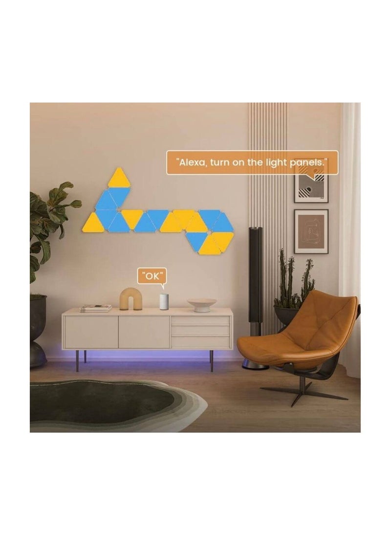 Cololight Triangle Kit 6 Pcs – Ambient Lighting Panels with Music Response