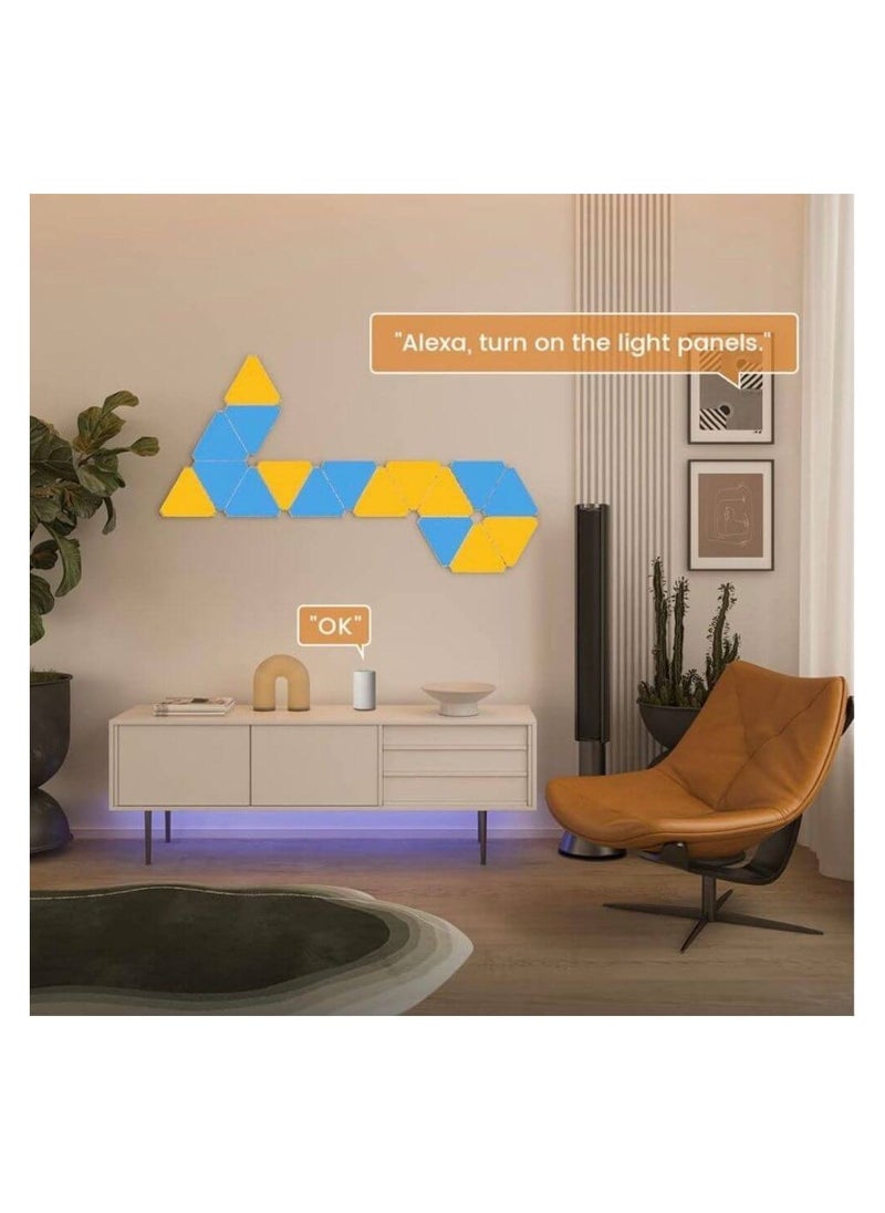 Cololight Triangle Kit 6 Pcs – Ambient Lighting Panels with Music Response