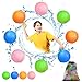 Smasiagon Reusable Water Balloons Kids Summer Outdoor Toys Quick Fill Self Sealing Water Bomb for Kids Adult Water Polo Fight GamesSummer Fun Party Water Balls with Storage Bag 8pack - Image 3