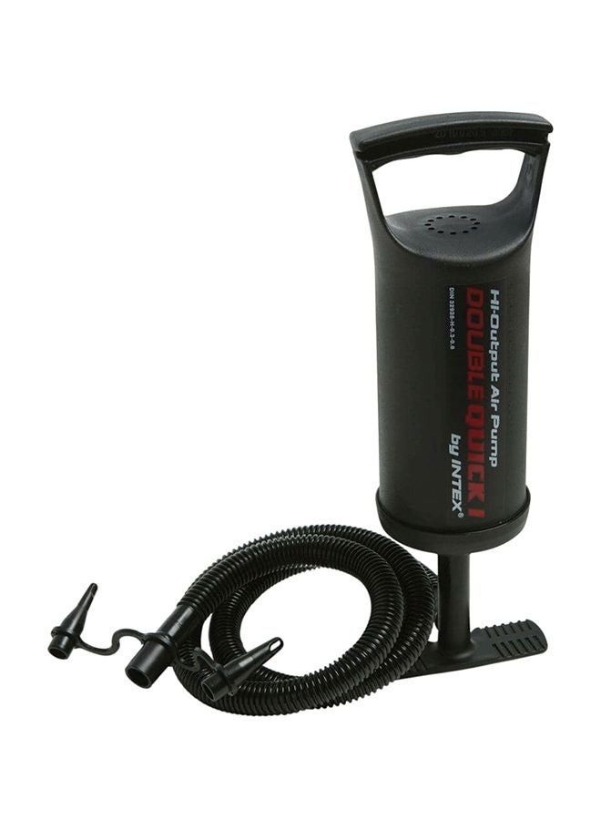 INTEX Double Quick Hand Pump ( 11 / 1/2 Inch ) Black 29cm - Image 1