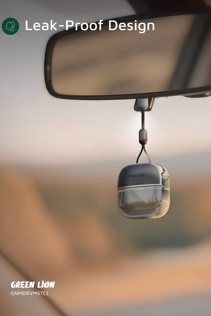 GREEN LION Drive Mist Hanging Diffuser Car/ Scented Fragrance/ Flower Diffuser/ Air Cleaner/ Leak Proof Design/ Compact & Lightweight/ Shining and Glamorous  - Image 4