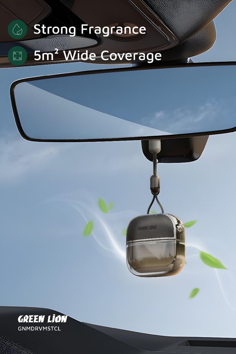 GREEN LION Drive Mist Hanging Diffuser Car/ Scented Fragrance/ Flower Diffuser/ Air Cleaner/ Leak Proof Design/ Compact & Lightweight/ Shining and Glamorous  - Image 5