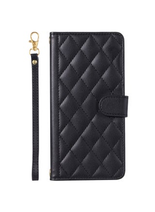 Suitable For Iphone15Promax Xiaoxiang Style Mobile Phone Leather Case For Iphone16 Mobile Phone Case Rhomboid Mobile Phone Protective Case-Color:Black-Applicable Model:For Iphone 14plus - pzsku/Z048C77AB9340DFE0541EZ/45/1746212359/91900c30-ac93-4ecb-a3a0-2fe526084e43