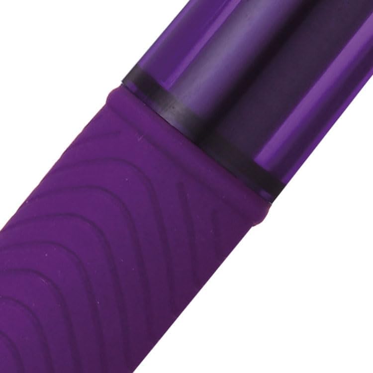 Pentel BL107-VX EnerGel-X Retractable Liquid Gel Pen (0.7mm) Metal Tip, Violet Ink, Box of 12 (BL107-V) - Image 3