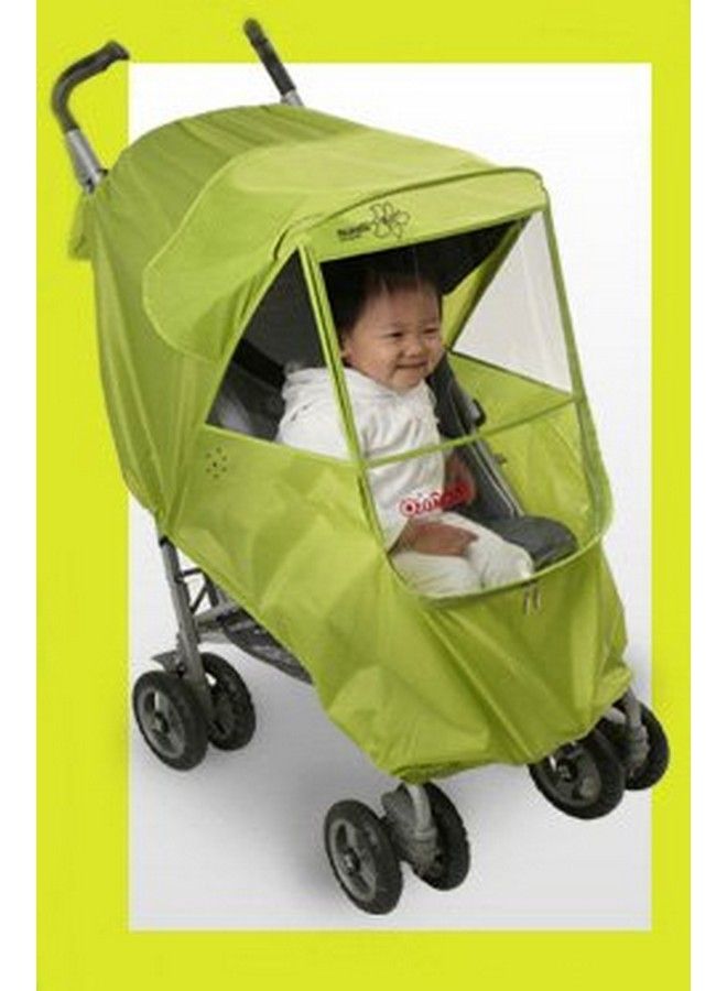 Manito Elegance Plus Stroller Weather Shield/Rain Cover Blue - Image 4