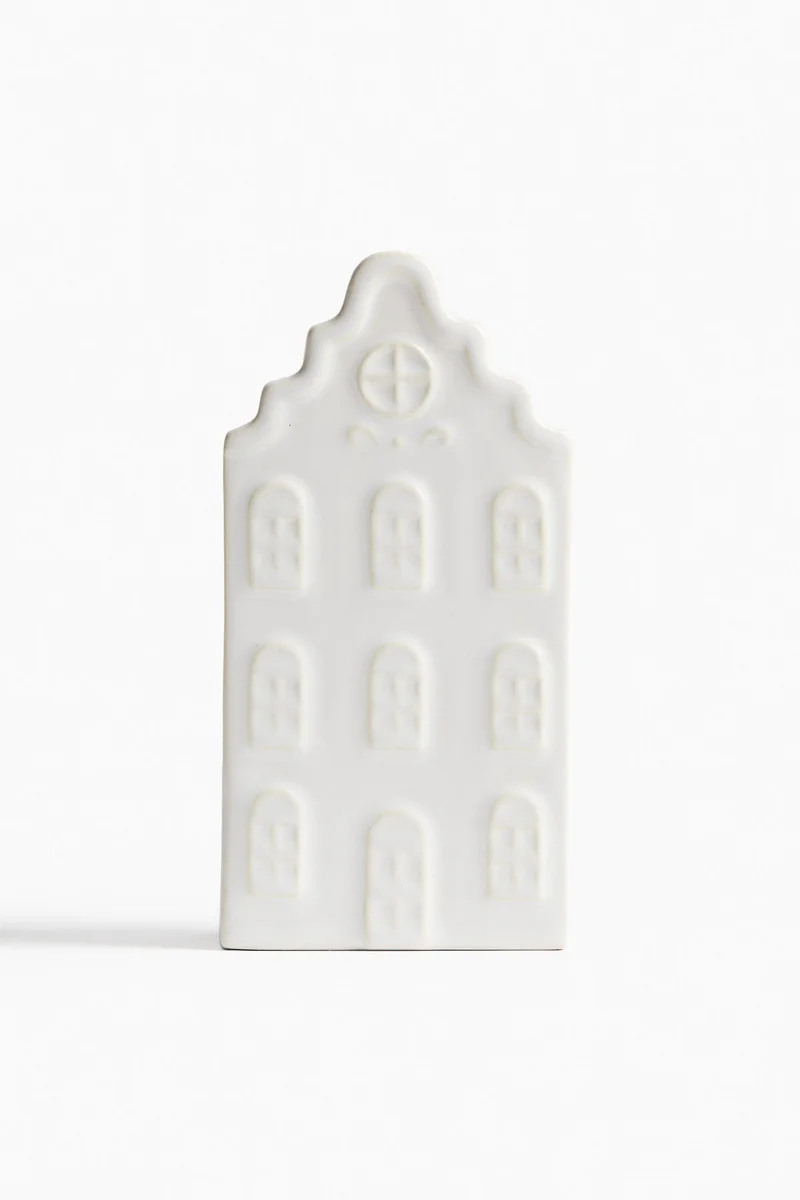 H&M Stoneware house-shaped Christmas decoration