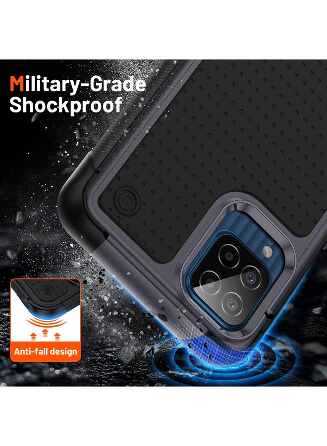 اس-توب جراب لهاتف Samsung Galaxy F12 PC + جراب هاتف واقٍ مقاوم للصدمات من مادة TPU - Image 3