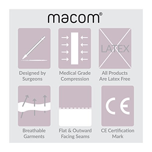 macom أفضل حمالة صدر بعد الجراحة - i-Bra - إغلاق أمامي - لا حاجة لحجم كوب (متوسط (34)، طين) - Image 5