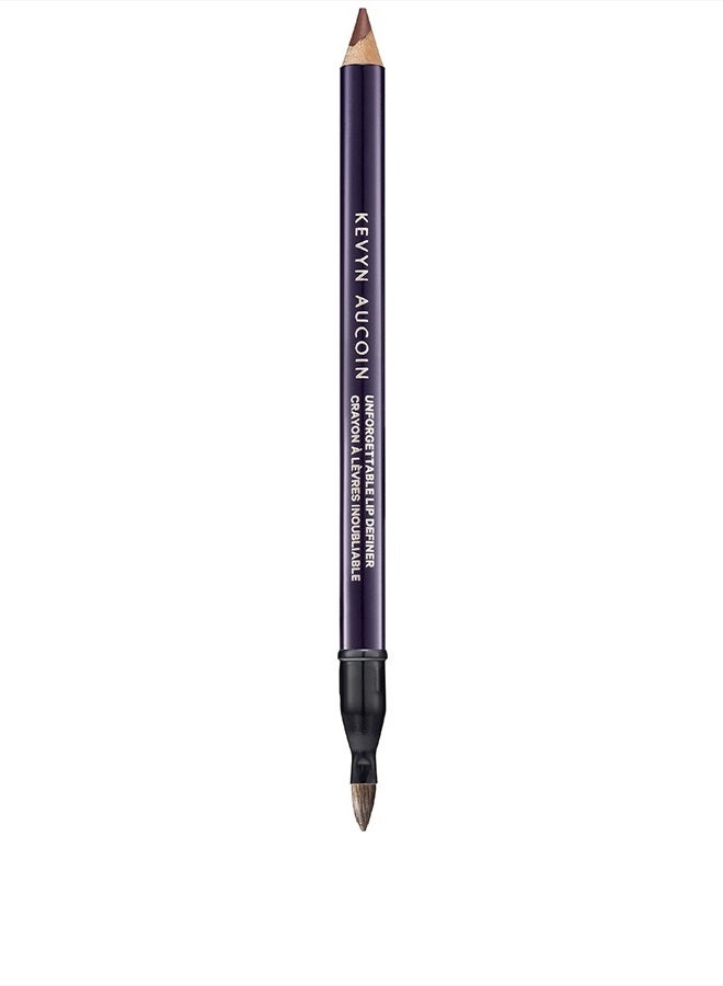 Kevyn Aucoin Unforgettable Lip Definer, Minimal: Long-wearing makeup lip definer. Water-resistant, defined tip accentuates lips. Blend-able. Dual-ended pencil and brush. All skin tones and types. - Image 1