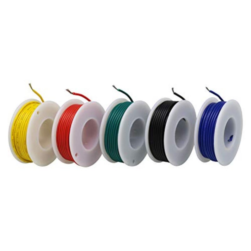 18 AWG سلك مرن 1007 سلك نحاسي كهربائي معلب 18 مقياس كوبر ربط سلك 300 فولت كابلات سلك مجدولة إلكترونية كابل كهرباء DIY Box-1 - Image 4