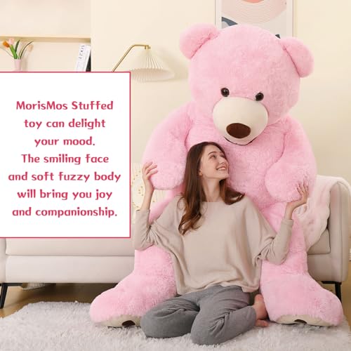 MorisMos Giant Teddy Bear Plush 6ft Life Size Huge Pink Teddy Bears for Girlfriend 6 Foot Large Big Stuffed Animal Gifts for Wife Lover on Valentines Anniversary Birthday - Image 5