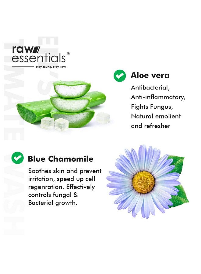 Raw Essentials Intimate Wash for Men 150 ml, Relieves Itchiness & Odour, Prevents Fungal Growth, Brightens Groin Area, pH Balanced, Sulphate Free, Paraben Free - Image 2