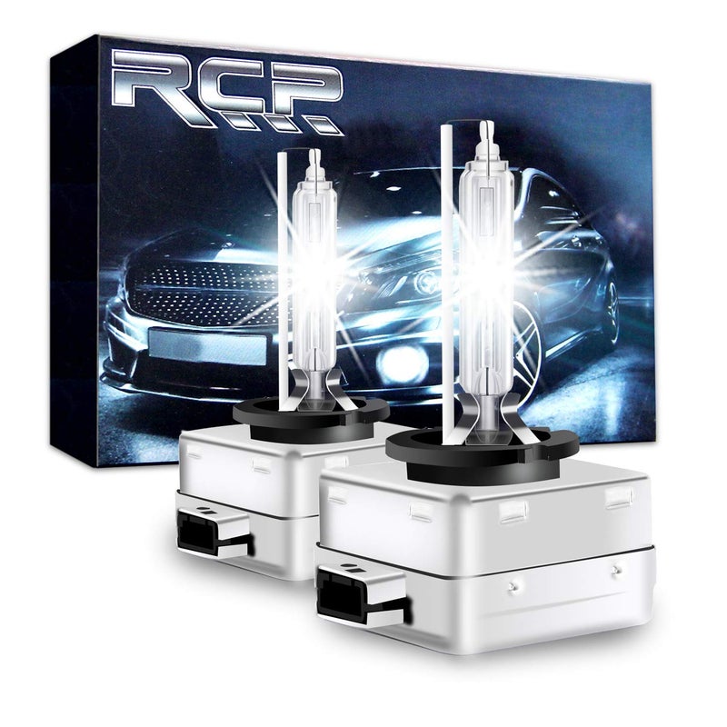 RCP  D3S6  A Pair D3S 6000K Xenon HID Repcement Bulb Diamond White Metal Stents Base 12V Car Headlight Lamps Head Lights 35W