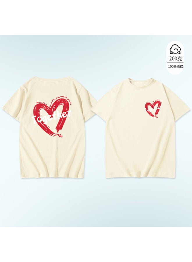 Kindergarten Class Clothes School Sports Performance Clothes Cheerleading T-shirt Candy Color Cotton Short-sleeved Student Group Clothes
