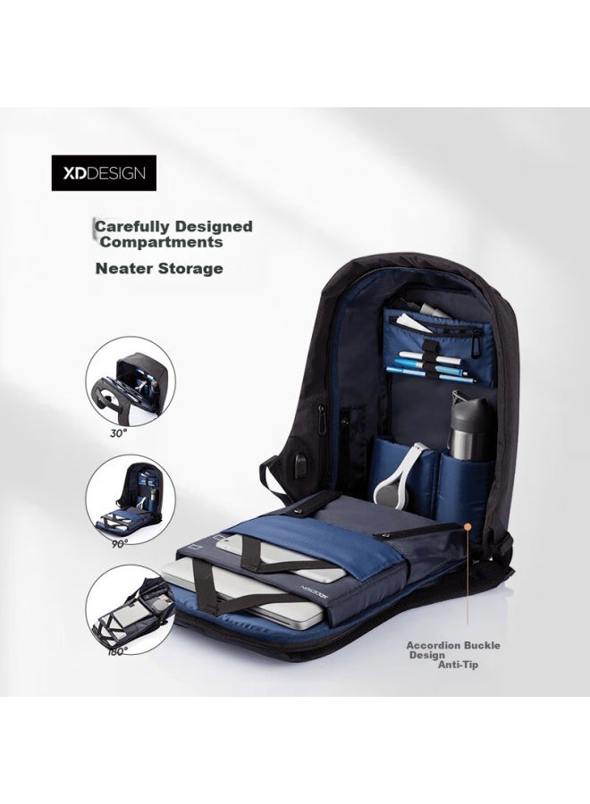 Xddesign Anti-theft Backpack Business Uni 15-inch Laptop Bag Casual School Bag Black - Image 2