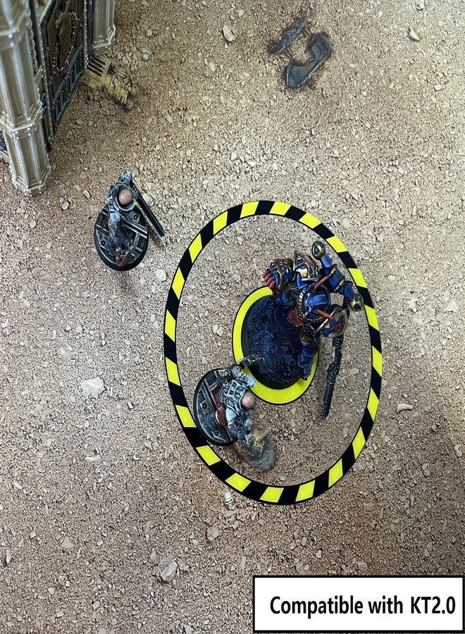 Jucoci Objective Point Markers 6PCS Set Objective Marker Compatible with WH40K KT Wargame (Miniature Not Included) - Image 3
