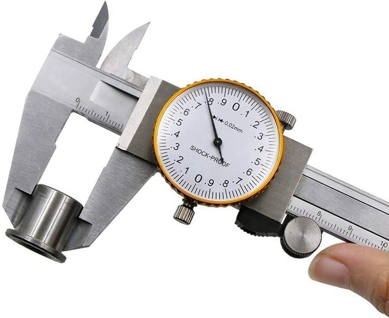 Stainless Steel Dial Caliper 0 150mm 0 02mm Shockproof Metric Measuring Tool - Image 5
