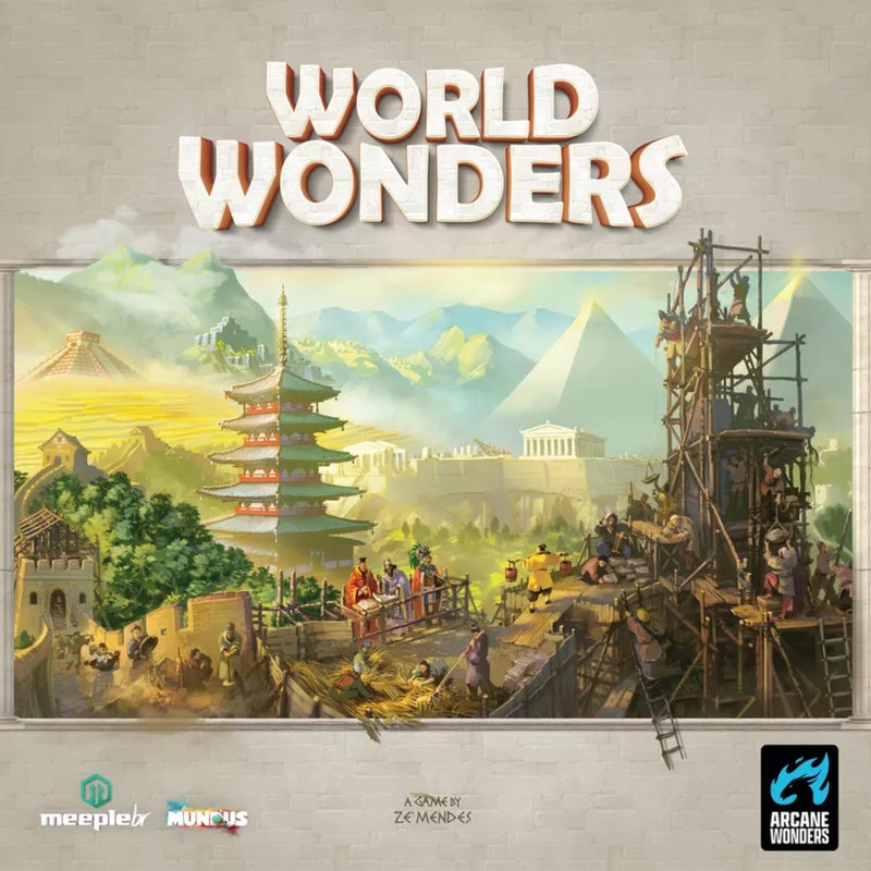 Arcane Wonders World Wonders Strategy Board Game by Arcane Wonders – Build Iconic Landmarks, Compete Strategically, for 1-5 Players and Ages 14+ - Image 1