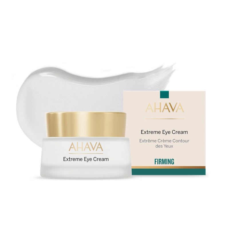 AHAVA Extreme Firming Eye Cream - Firms, Hydrates, Smoothes & Reduce Wrinkles of Eye Area, Enriched with Extreme Complex, Exclusive Dead Sea Osmoter, Peptides, Hyaluronic Acid & Shea Butter, 0.5 Fl.Oz - Image 1