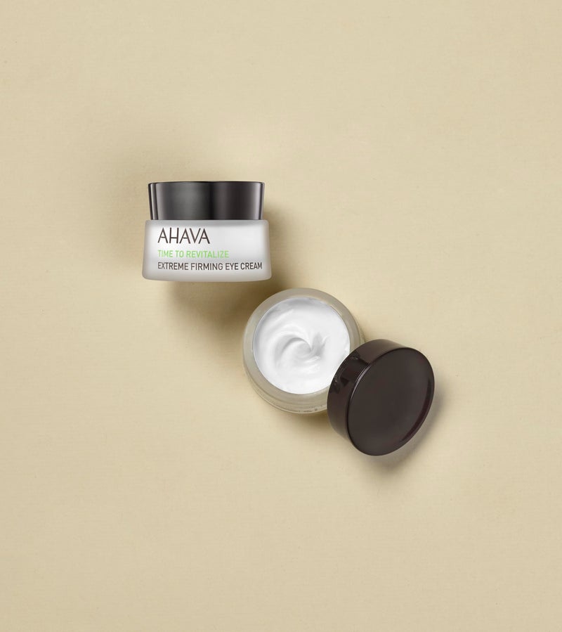 AHAVA Extreme Firming Eye Cream - Firms, Hydrates, Smoothes & Reduce Wrinkles of Eye Area, Enriched with Extreme Complex, Exclusive Dead Sea Osmoter, Peptides, Hyaluronic Acid & Shea Butter, 0.5 Fl.Oz - Image 2
