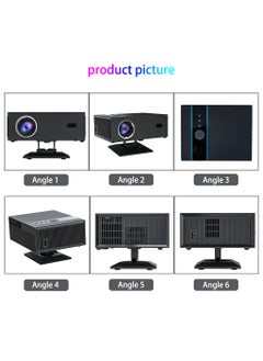 General Classic Projector Multifunctional Projector X6 Full HD 1080P Auto Focus Auto Keystone Correction Intelligent Obstacle Avoidance Screen Automatic Alignment Multiple Compatible Interfaces Headset TV Box PC iPad Phone PS4 PS5 USB White  - Image 2