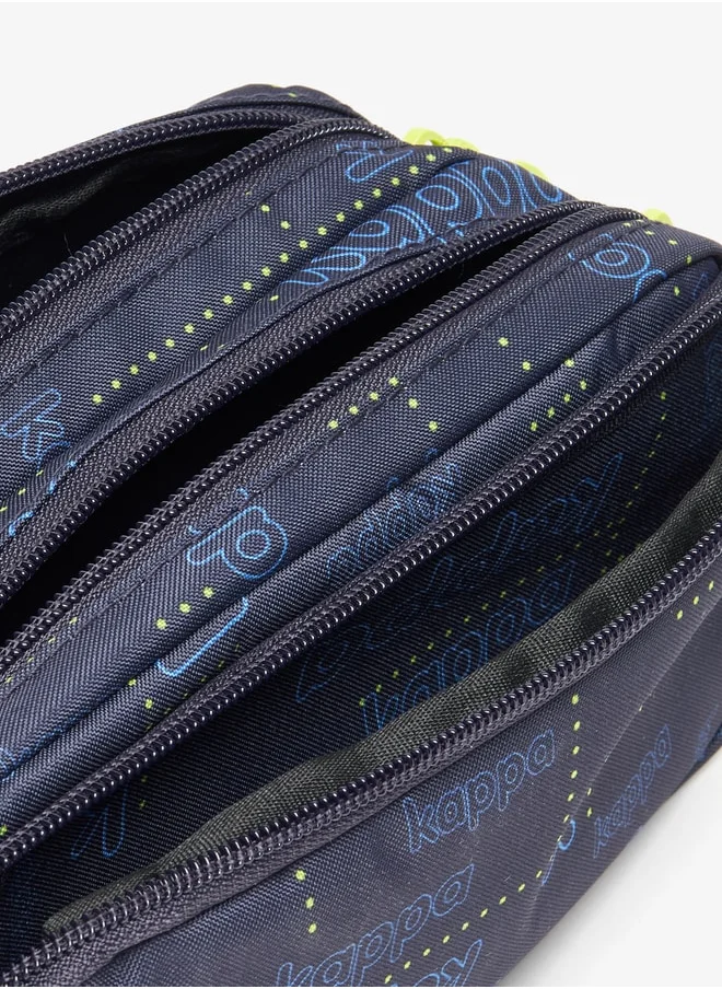 Kappa Boys Logo Print Pencil Case - 10x20x9 cm