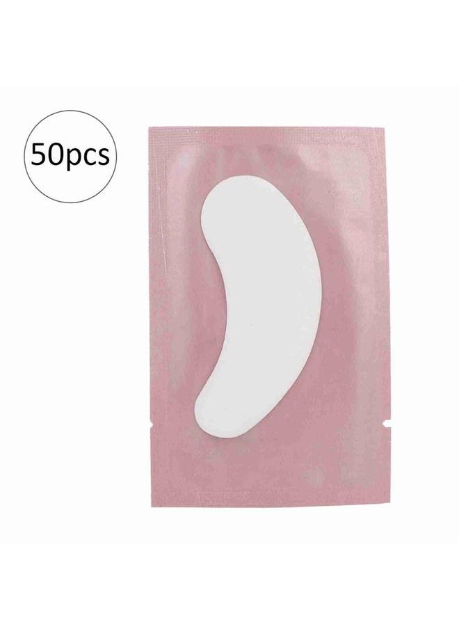 Thoraya - 50pcs Eyelash Grafting Isolation Pad Makeup Eyelash Extension Patch Sticker (Pink) - Image 1