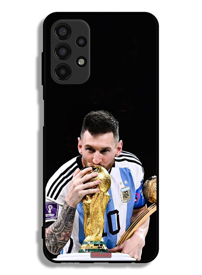 Tolwak Samsung Galaxy A13 4G Protective Case Cover Messi - Image 1