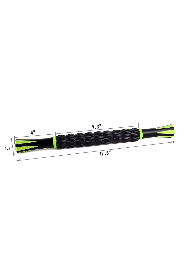 Excefore Muscle Roller Stick, Muscle Roller, Body Massage Stick, Back And Leg Muscle Massager, Reduce Soreness, Relaxation And Tightness, Relieve Cramps (Black)  - Image 2