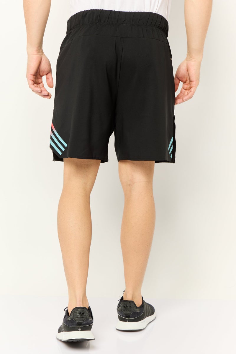 Adidas شورتات تدريب رياضية للرجال بطول 7 إنش، أسود - Image 4