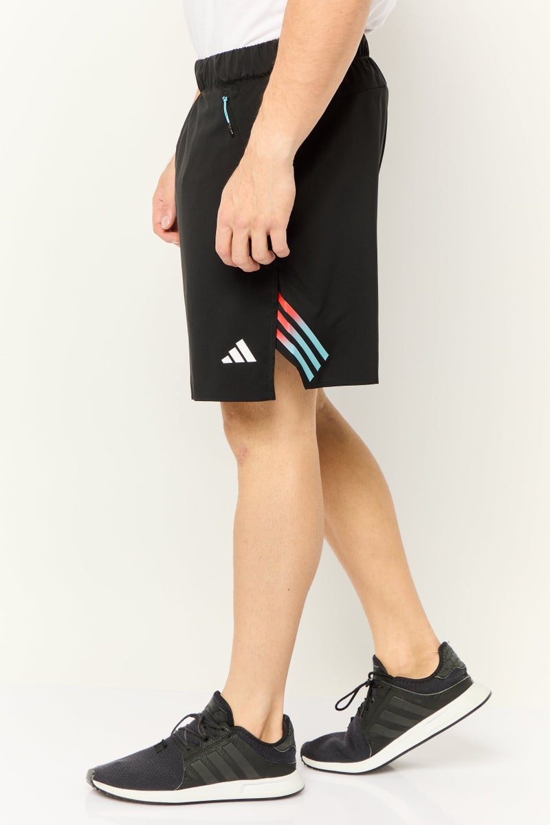 Adidas شورتات تدريب رياضية للرجال بطول 7 إنش، أسود - Image 3