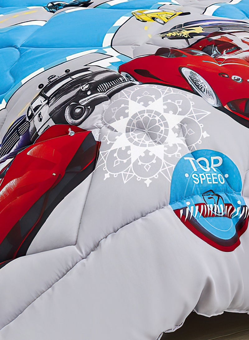 Ming Li 3-Piece kids Medium Filling Comforter set Reversible Bed Set Single Size 170x220 cm for Boys & Girls - Image 5